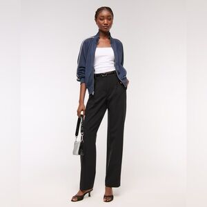 Abercrombie & Fitch Curve Love Quinn Tailored Straight Pant